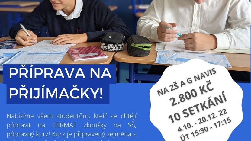 Příprava na přijímačky! Příprava na přijímačky!